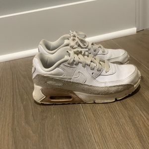 Brown kids nike shoes